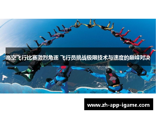 高空飞行比赛激烈角逐 飞行员挑战极限技术与速度的巅峰对决